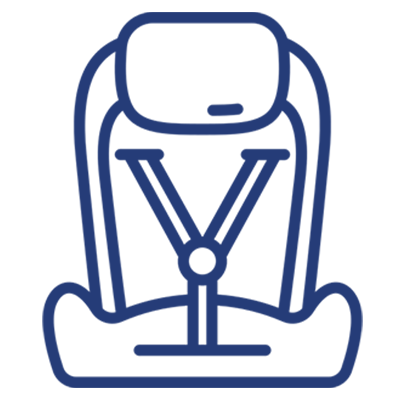Child Car Seat Icon